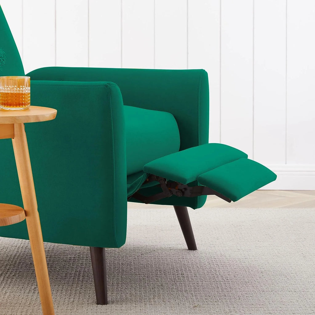 Velvet Pushback Recliner Chair W807245