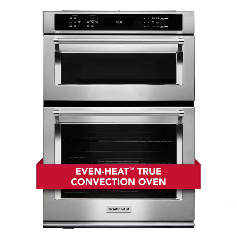 Electric Wall Oven with Built-In Microwave in Stainless Steel C762