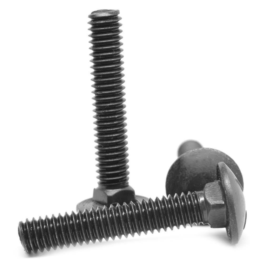 5x22 Carriage Bolt Grade 5 Black Oxide A6249