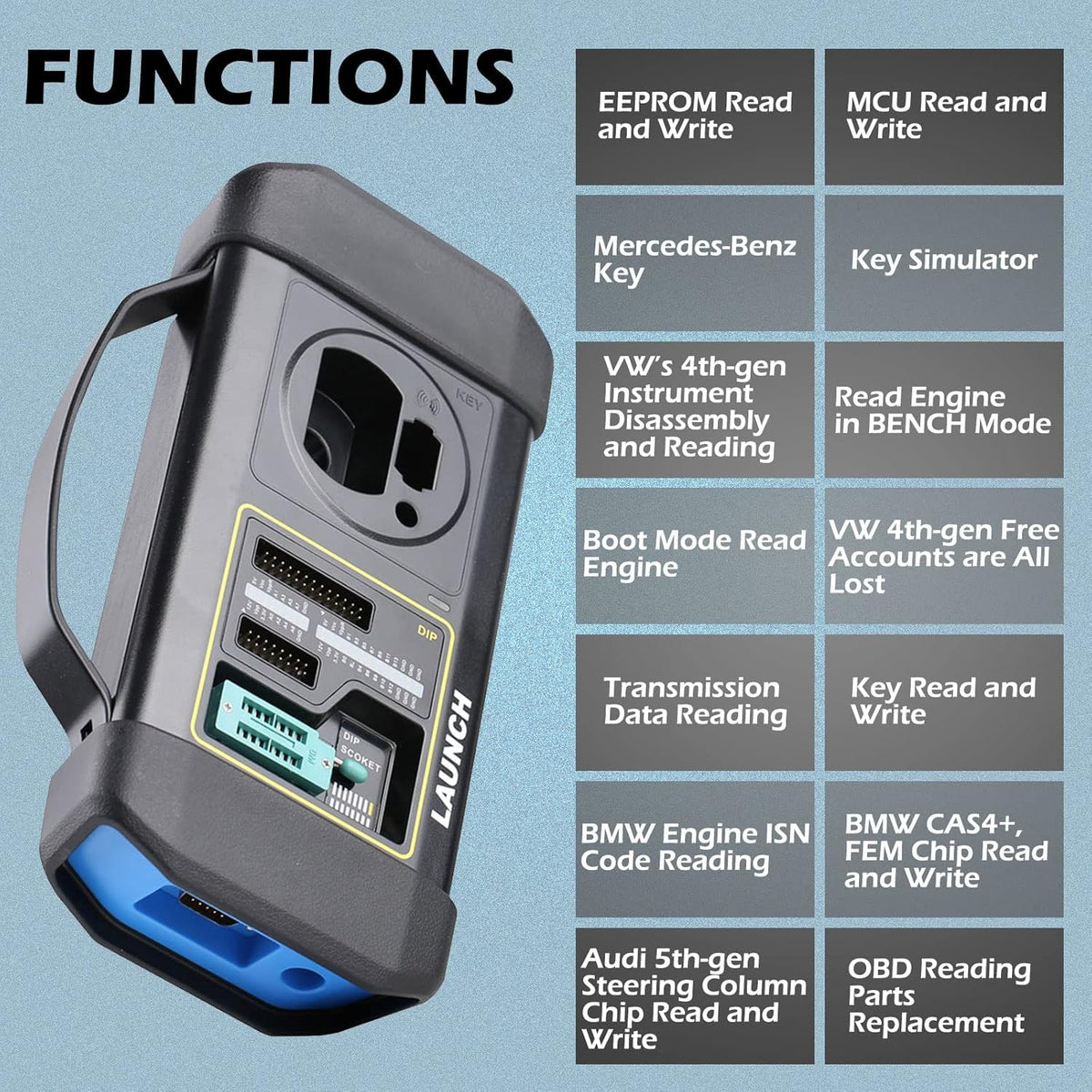 Car Key Programming Scan Tool with EEPROM Adapter K207754