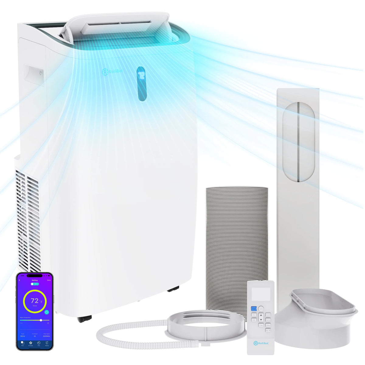 10,000 BTU Portable Air Conditioner & Dehumidifier Q2100