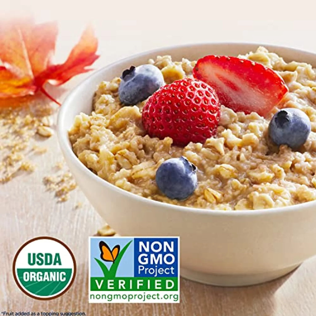 Organic Maple & Brown Sugar Instant Oatmeal, 8 Packets (6 Boxes) C5402