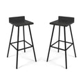 Set of 2 30 inch Acacia Wood Bar Stools E45655
