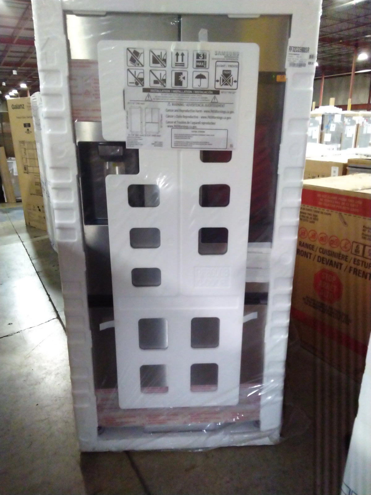 36 In. 30 Cu. Ft. Stainless Steel French Door Refrigerator U664