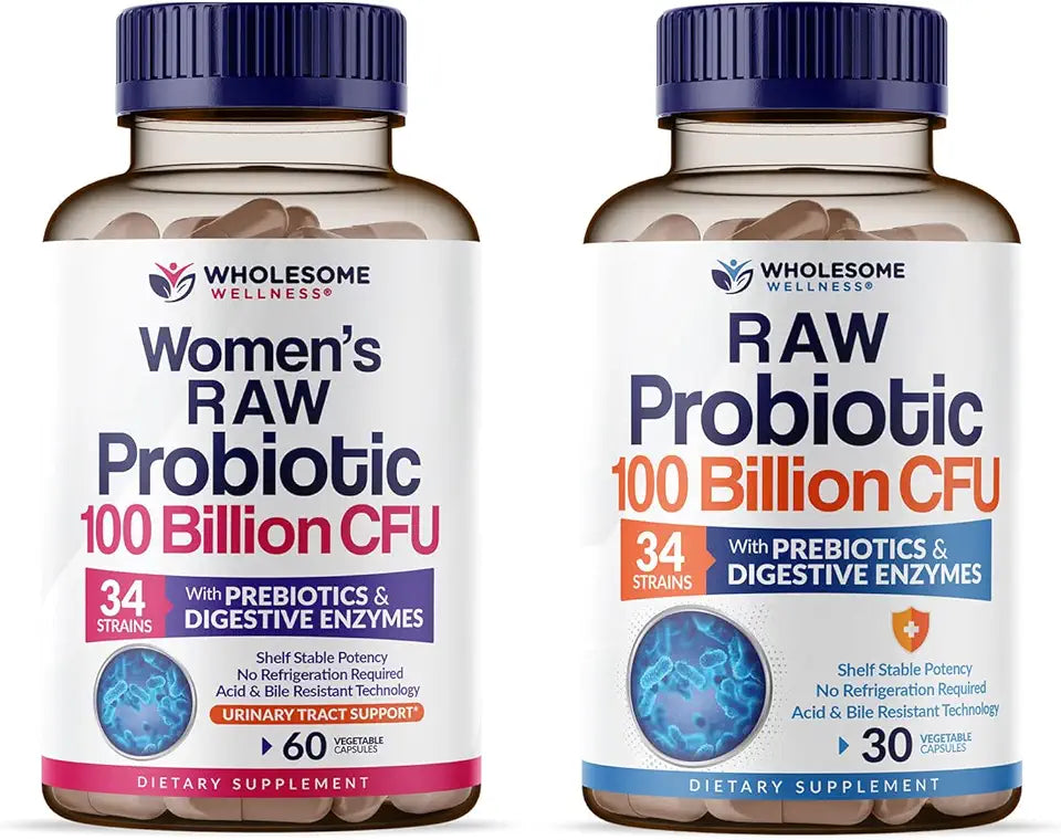 100 Billion CFU Prebiotics Organic Probiotics X83048