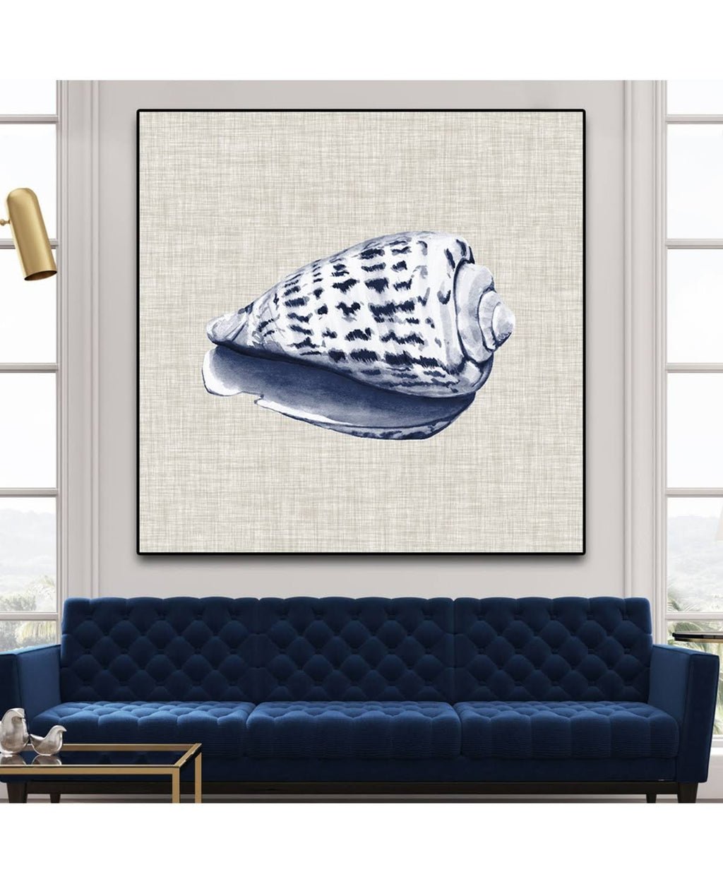 Oversized Framed Canvas 45x22 P531