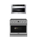 36 Electric Range and Microwave T754