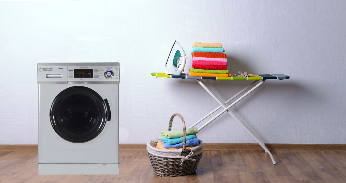 24 Inch Silver Washer Dryer Combo C31543