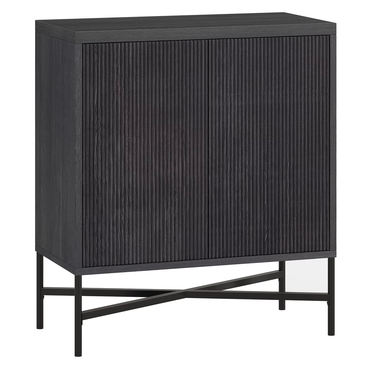 Charcoal Gray Accent Cabinet A3682