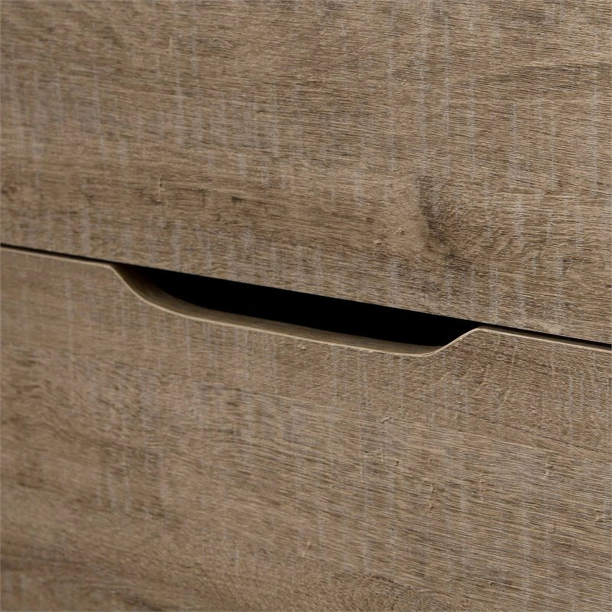 Modern 6 Drawer Weathered Oak Dresser T3879