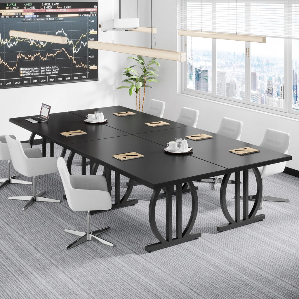 63 in. Dining Table with Heavy Duty Metal Frame C1227