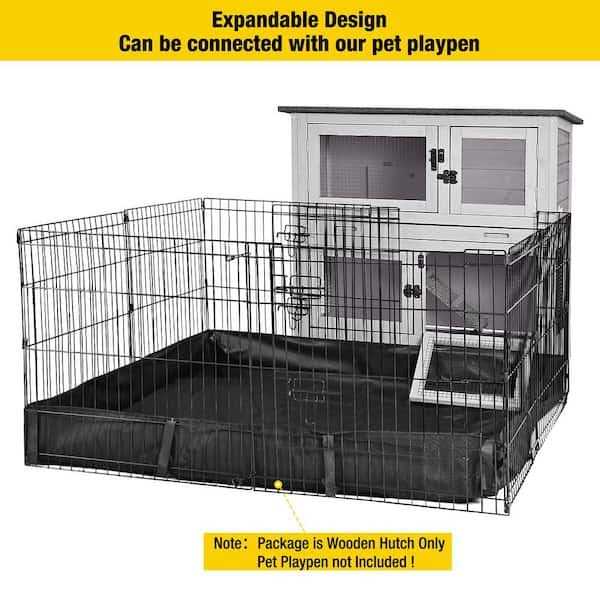 Bunny Hutch with Wheels W63840