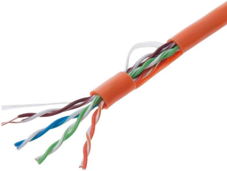 1000ft Blue Cat5e 24AWG Shielded Cable R31976