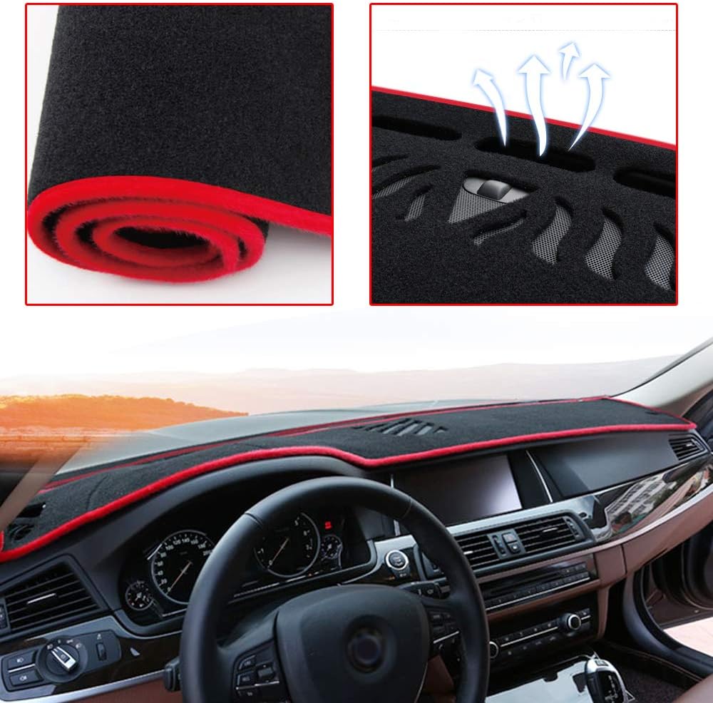 Black Carpet Dashboard Cover Protector X372