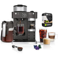 Black and Stainless Steel Espresso and Coffee Maker V627530