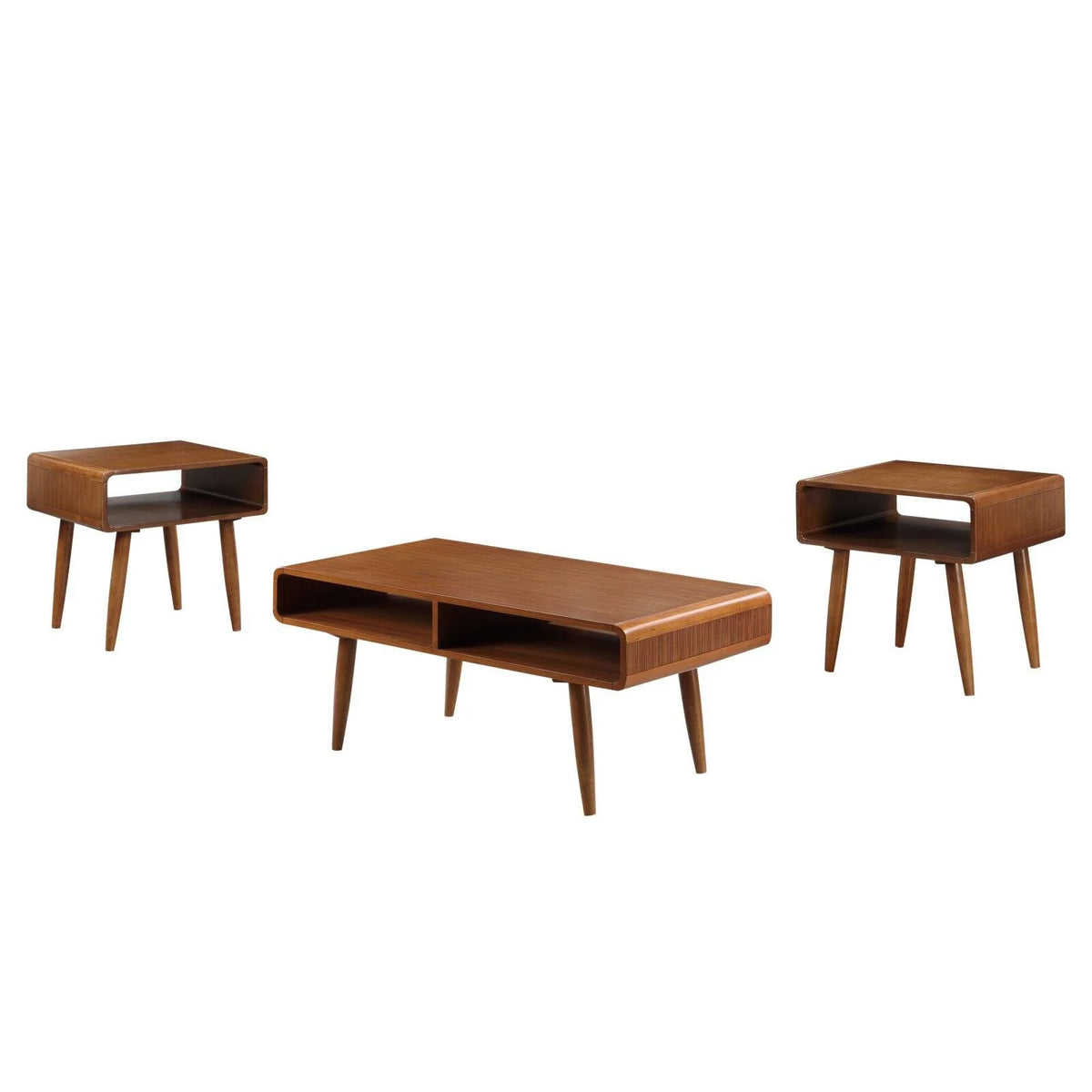 3 Piece Occasional Table Set in Rich Walnut N30547