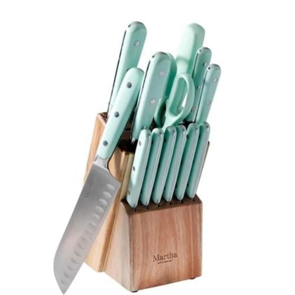 14-Piece Cutlery Set with Wood Block C5401
