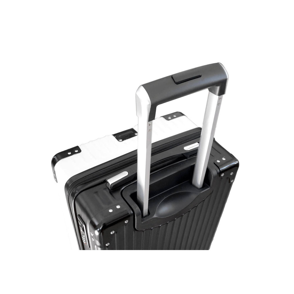 White Carry on Suitcase O18201