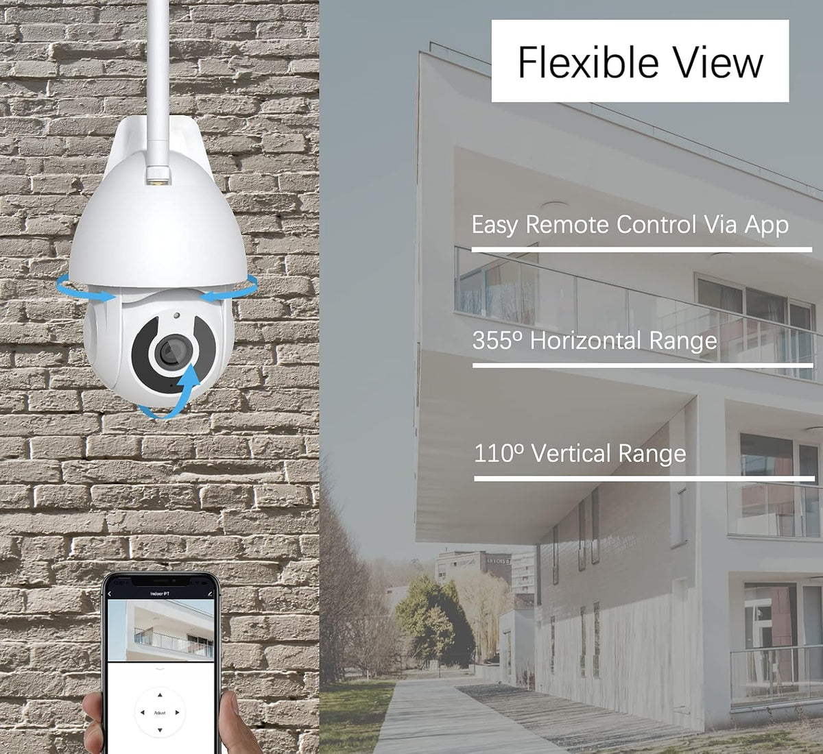 1080P WiFi Pan Tilt Security Camera V745