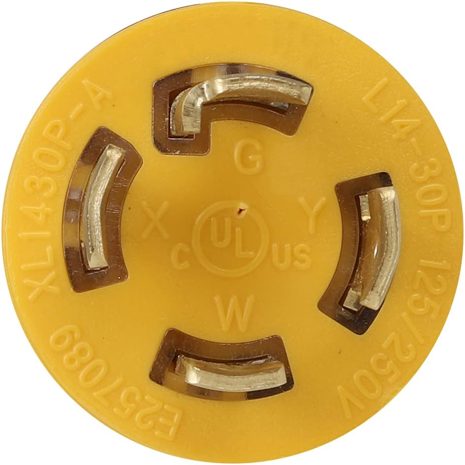 Nema L14-30P to 14-50R Adapter Cord Pack of 2 C94579