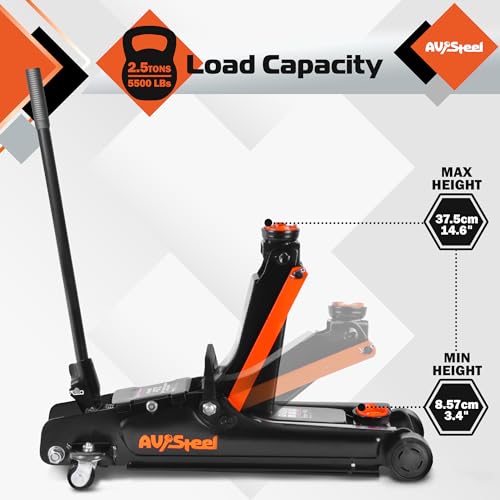 2.5 Ton Low Profile Steel Hydraulic Floor Jack D966