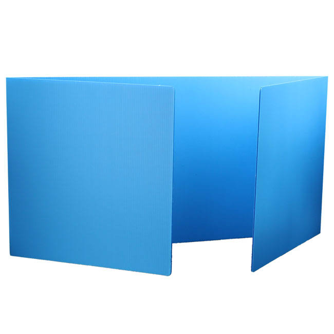 Blue Privacy Carrel Pack of 12 F5757