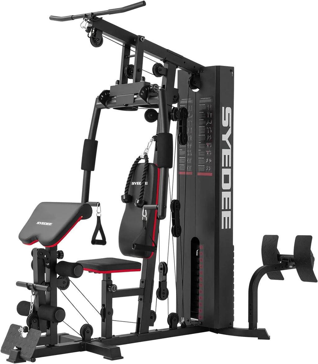 Home Gym Station with 150LBS Weight Stack I2851