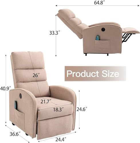 Black PU Leather Power Lift Recliner Chair with Remote Control E202
