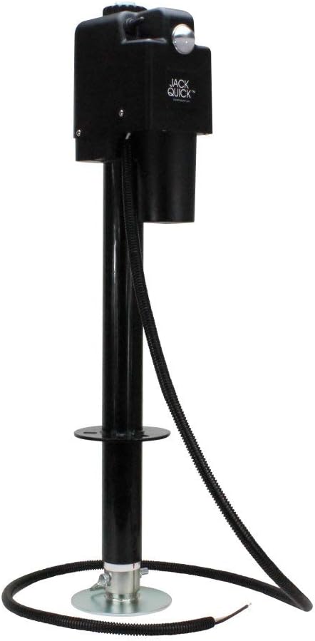 Electric Tongue Jack 3,650 lbs. Lift Capacity Black B8628