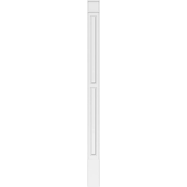 PVC Pilaster with Decorative Capital & Base C268643