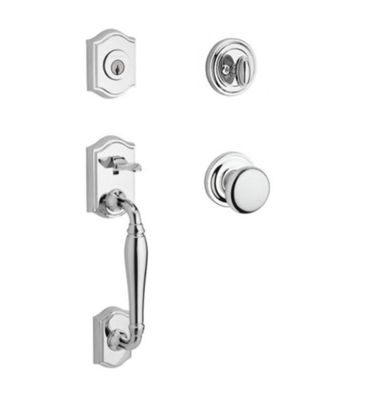 Lifetime Brass Handleset Round Knob M75644
