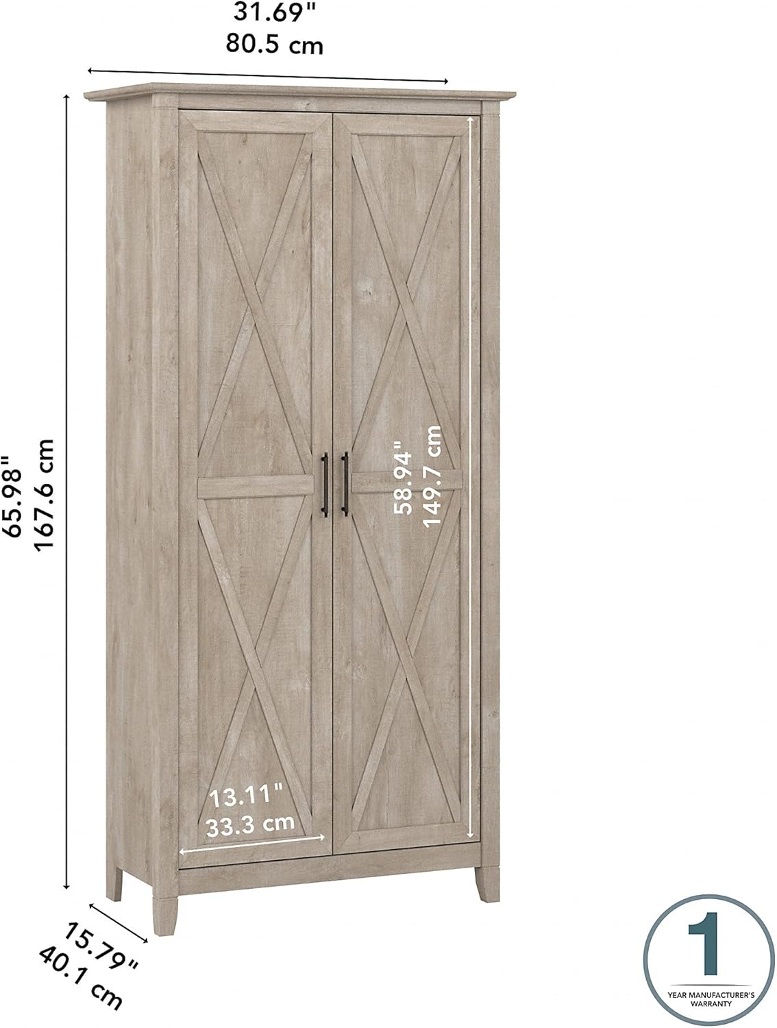 Tall Storage Cabinet with Doors O751