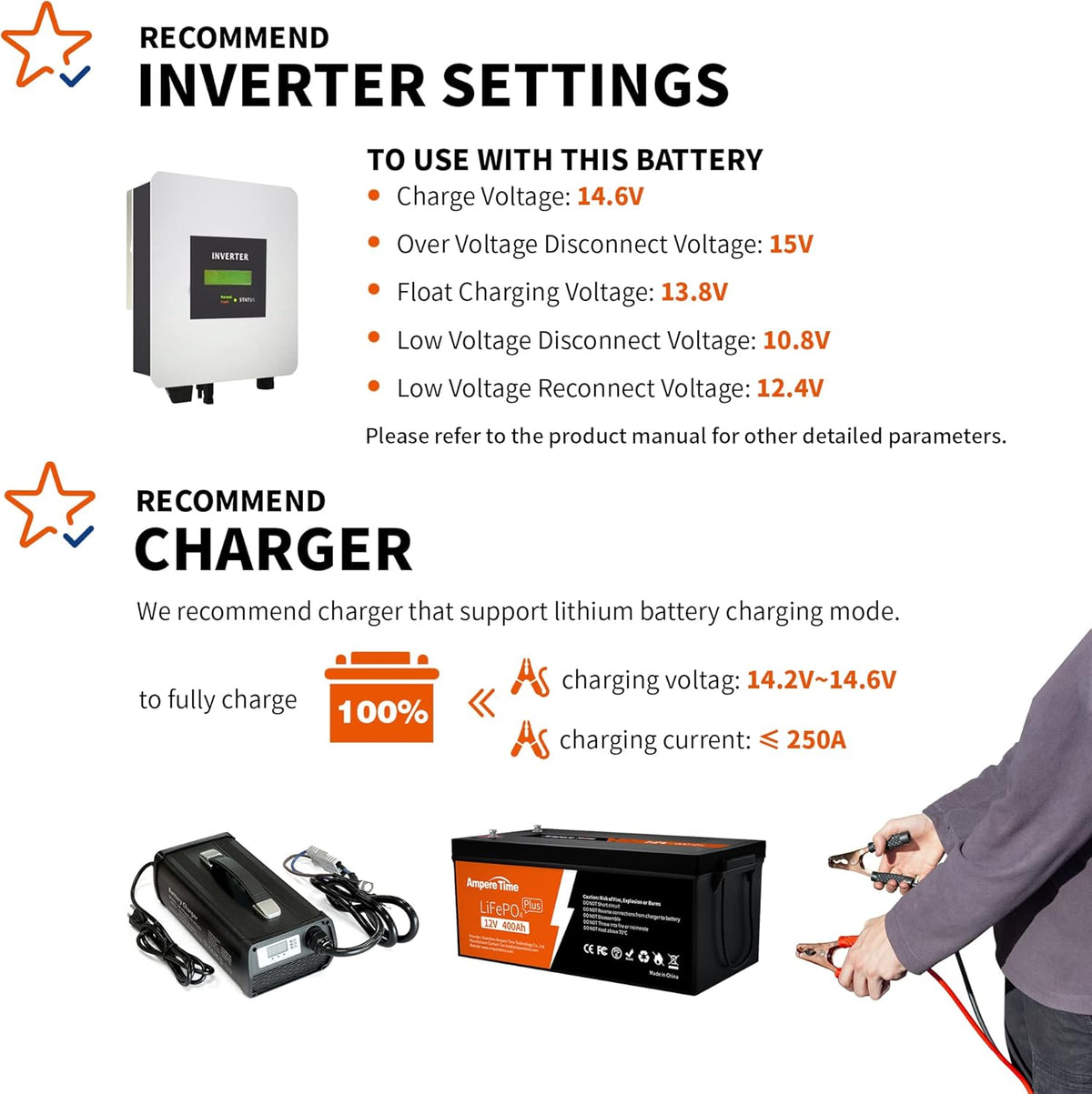 12V 400Ah Deep Cycle LiFePO4 Battery Pack with 250A BMS Q454351