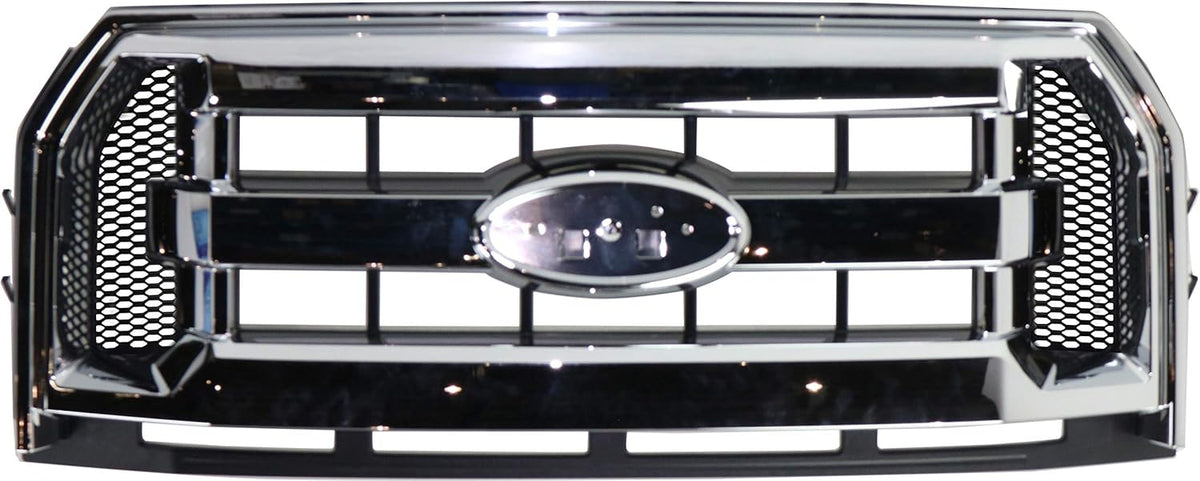 Chrome Shell/Textured Black Insert Three Bar Style Grille Assembly N423959