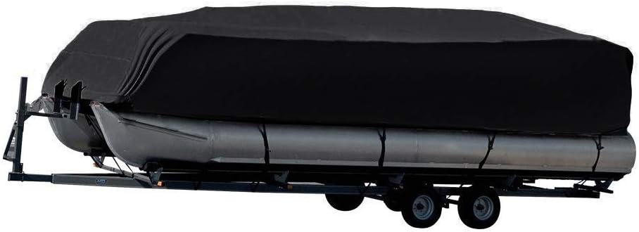 Waterproof Heavy Duty Marine Grade Polyester Canvas Pontoon Boat Cover I90692