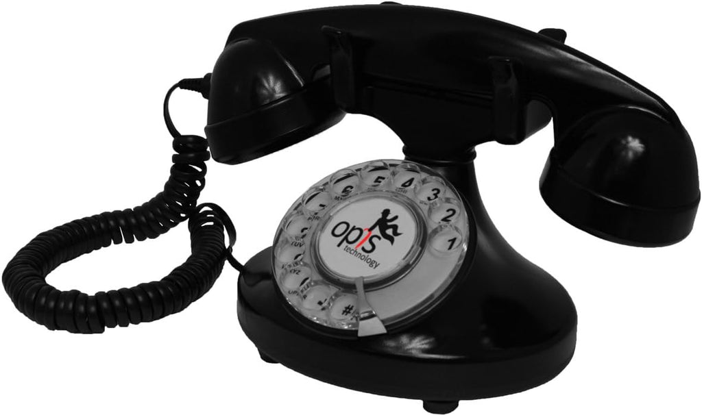 Rotary Dial Telephone with Electronic Bell Pack of 2 H2954