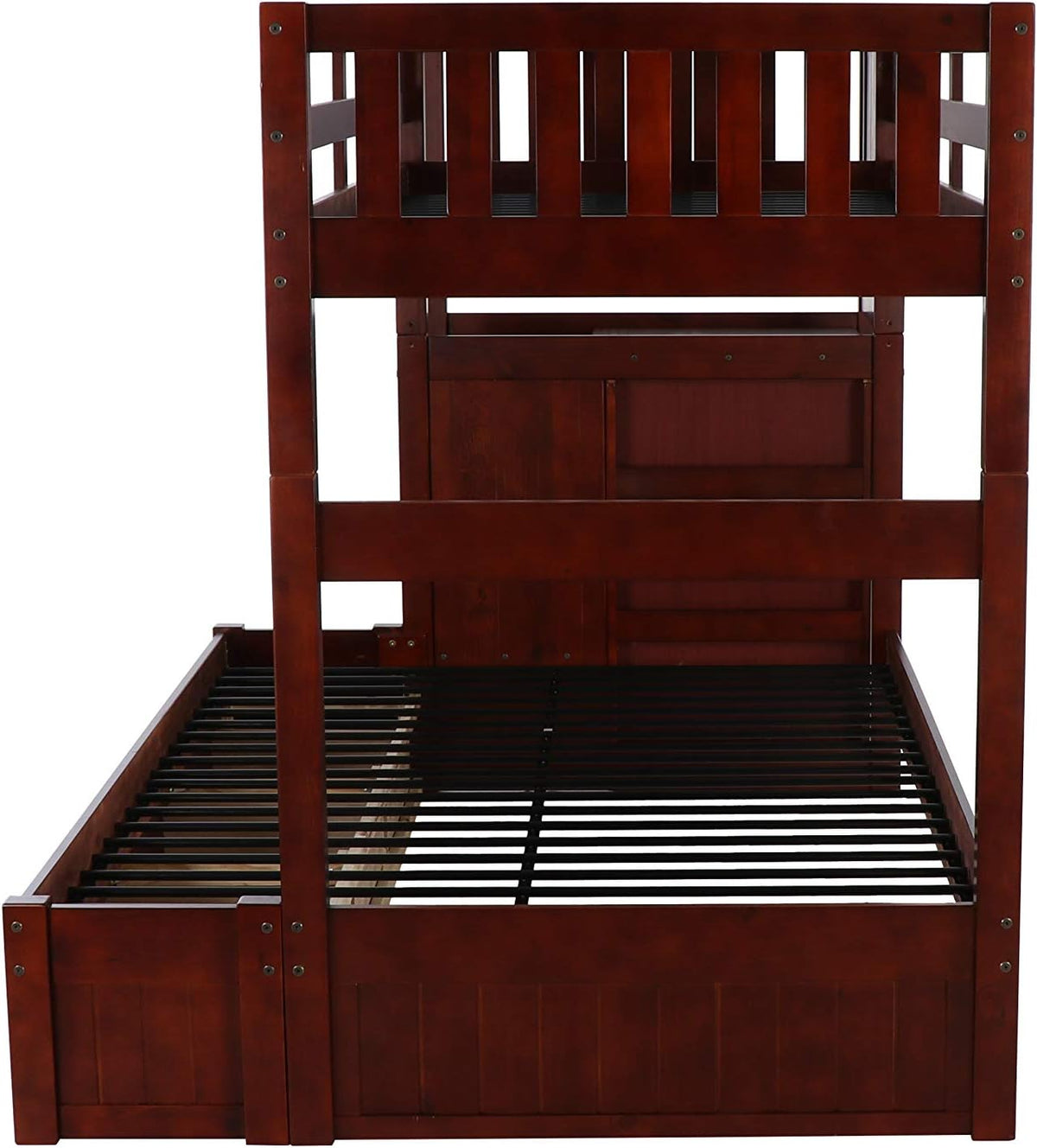 Twin Over Full Staircase Bunk Bed with 3 Drawers F737