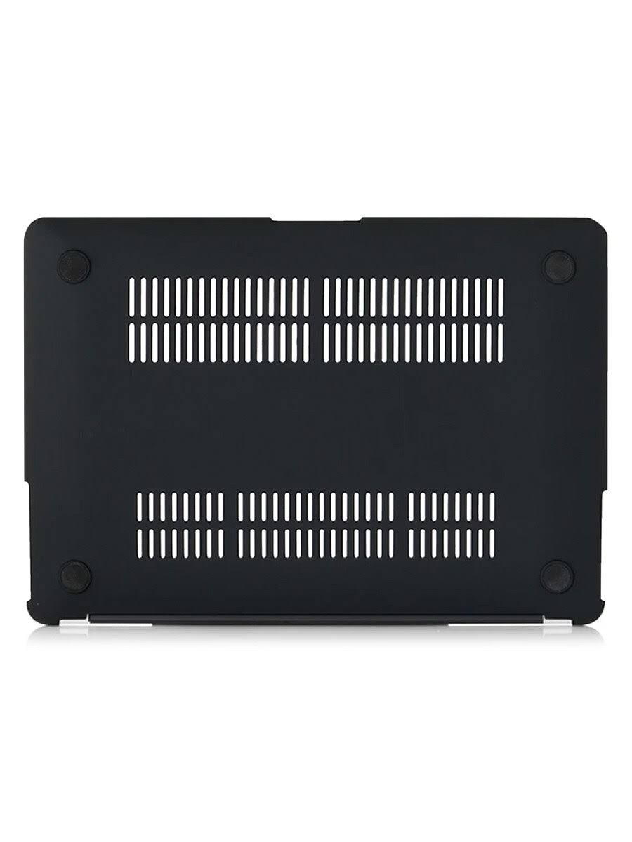 Black Faux Crocodile MacBook Case W686