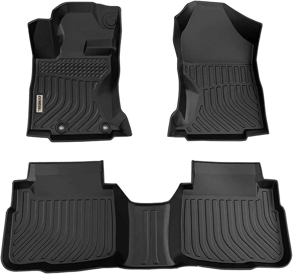 Black Floor Mats Liners Carpet S185