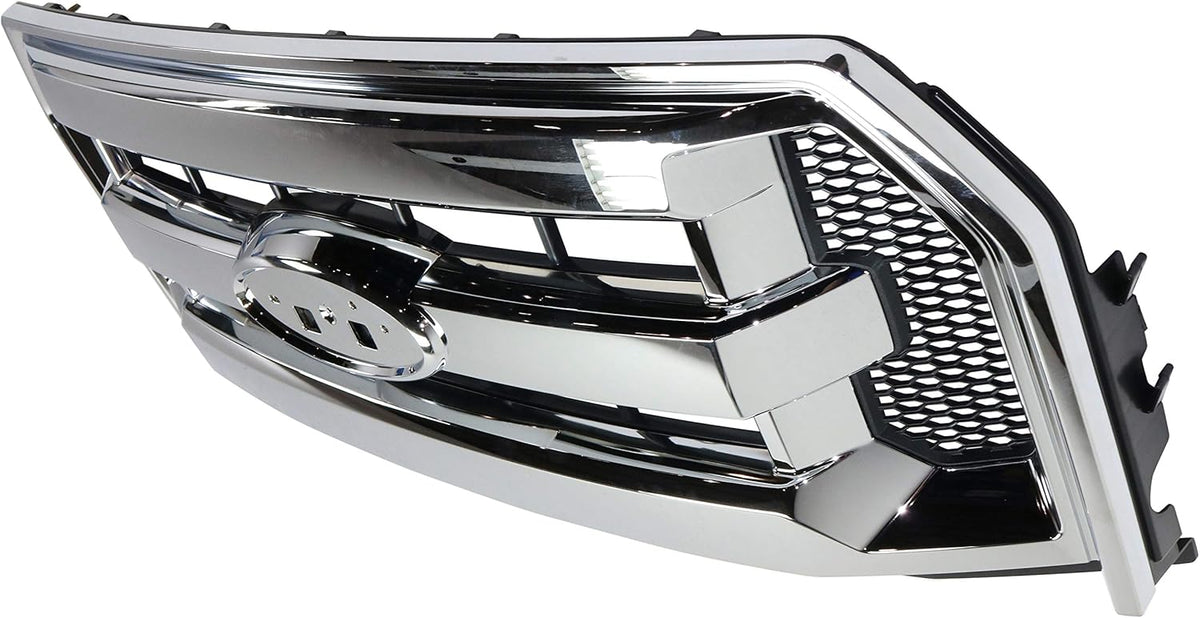 Chrome Shell/Textured Black Insert Three Bar Style Grille Assembly N423959