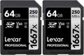64GB SDHC/SDXC UHS-II Memory Card 2 Pack E456