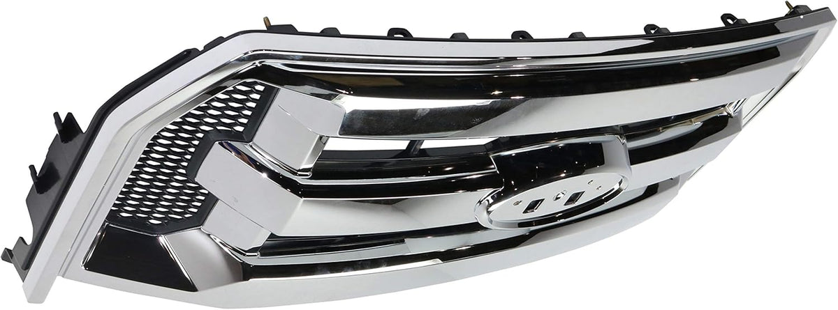 Chrome Shell/Textured Black Insert Three Bar Style Grille Assembly N423959