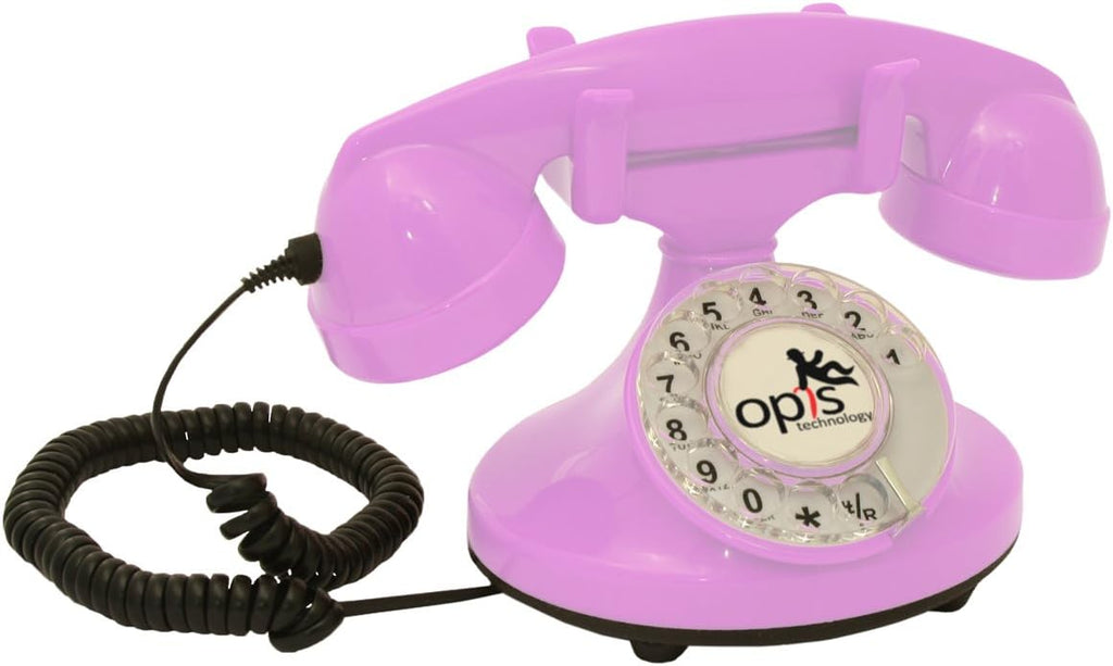 Rotary Dial Telephone with Electronic Bell Pack of 2 H2954