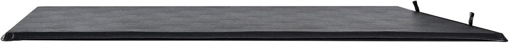 Black Vinyl Soft Roll-up Truck Bed Tonneau Cover with Rails I2580