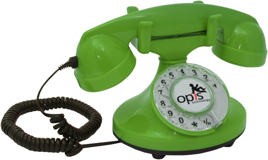 Rotary Dial Telephone with Electronic Bell Pack of 2 H2954