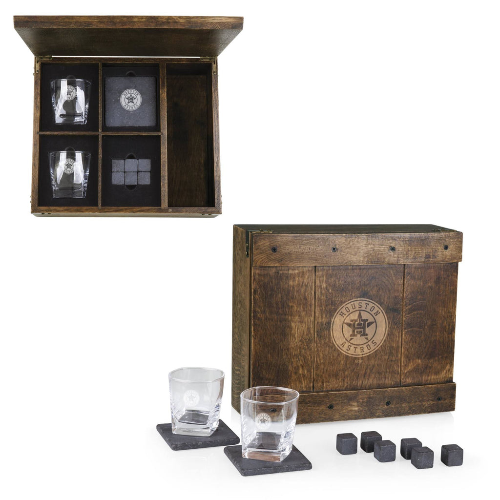 Oak Whiskey Box Gift Set Q400