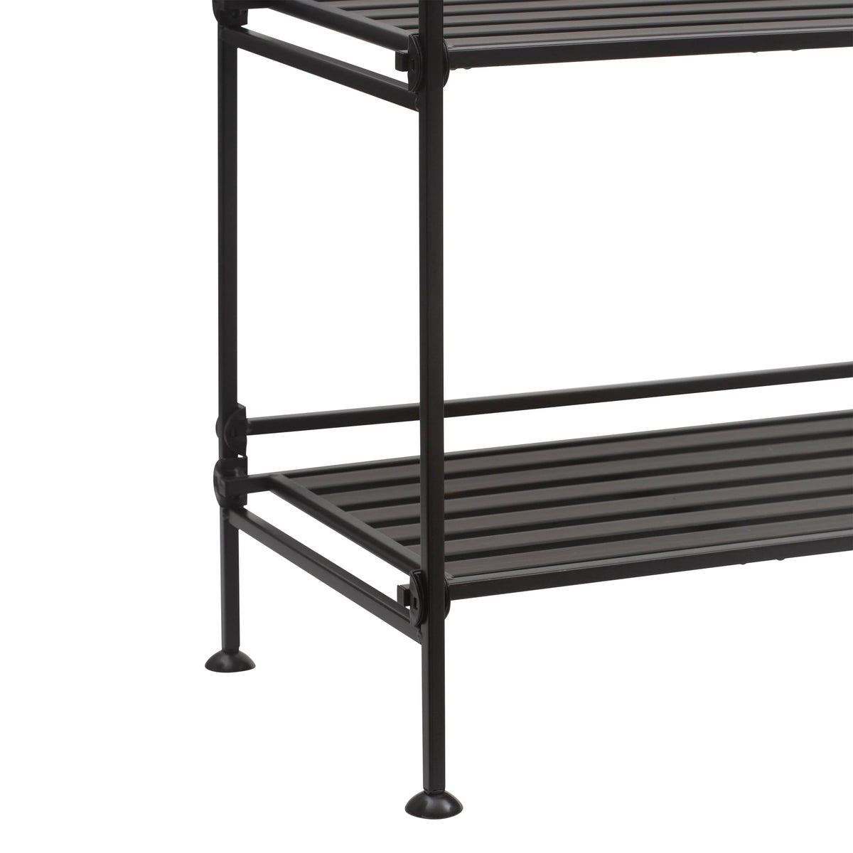 3 Tier Freestanding Storage Shelf Unit in Espresso J527