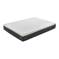 King Fabric Spring Mattress in White J452069