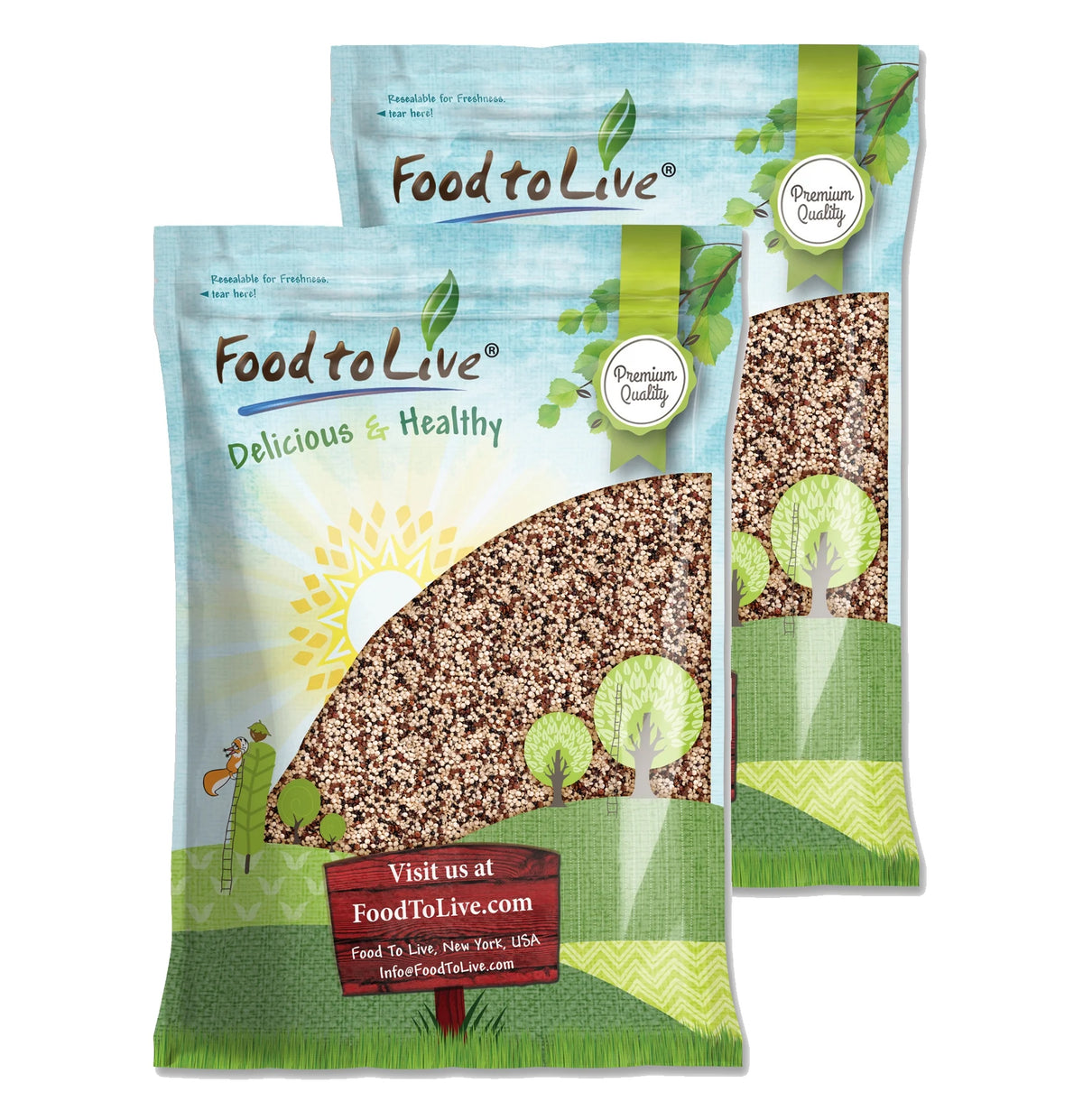 24 Pounds Tri-Color Quinoa Blend I7452