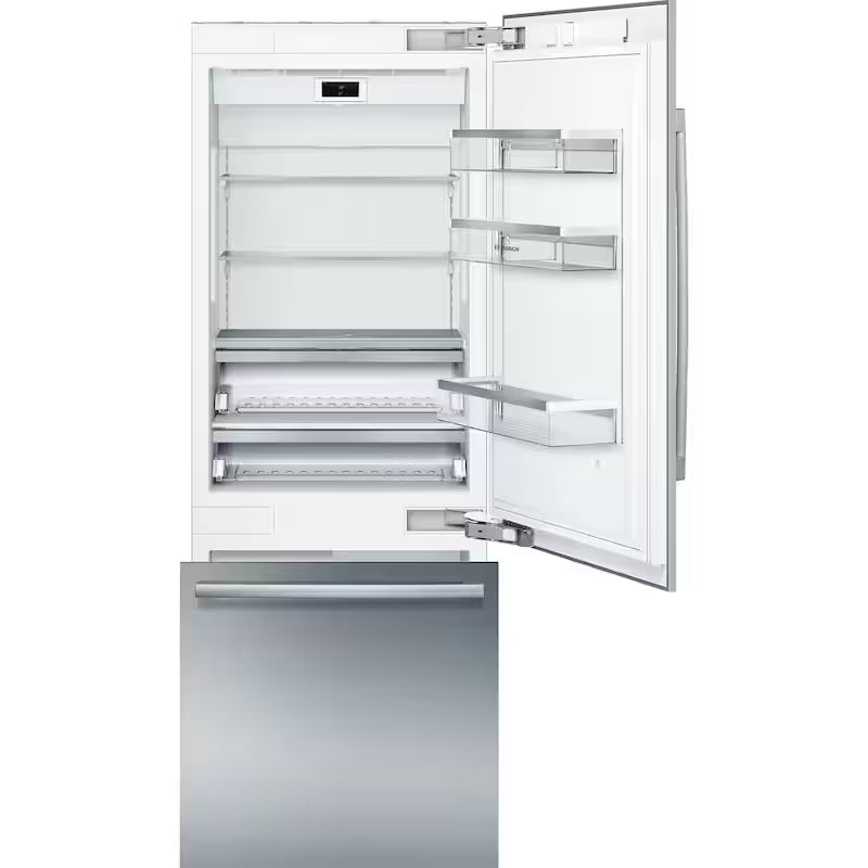 30 in. Built-In Smart Bottom Freezer Refrigerator Stainless Steel N34771